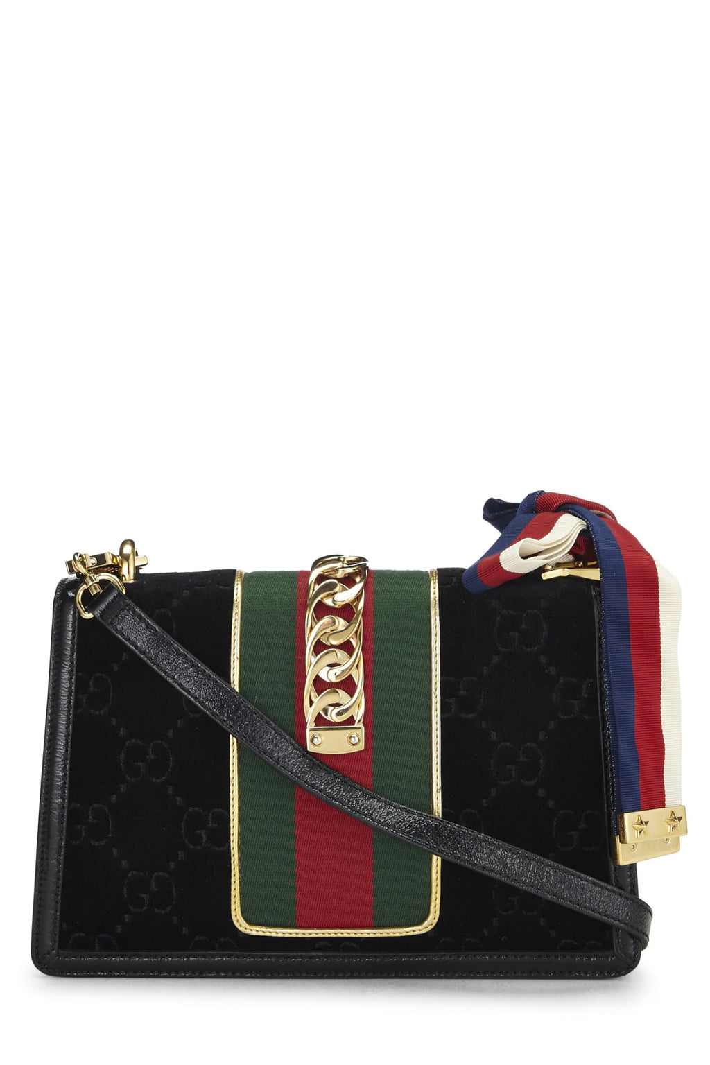 Gucci,  Black VeLouis Vuittonet SyLouis Vuittonie Shoulder Bag, Black