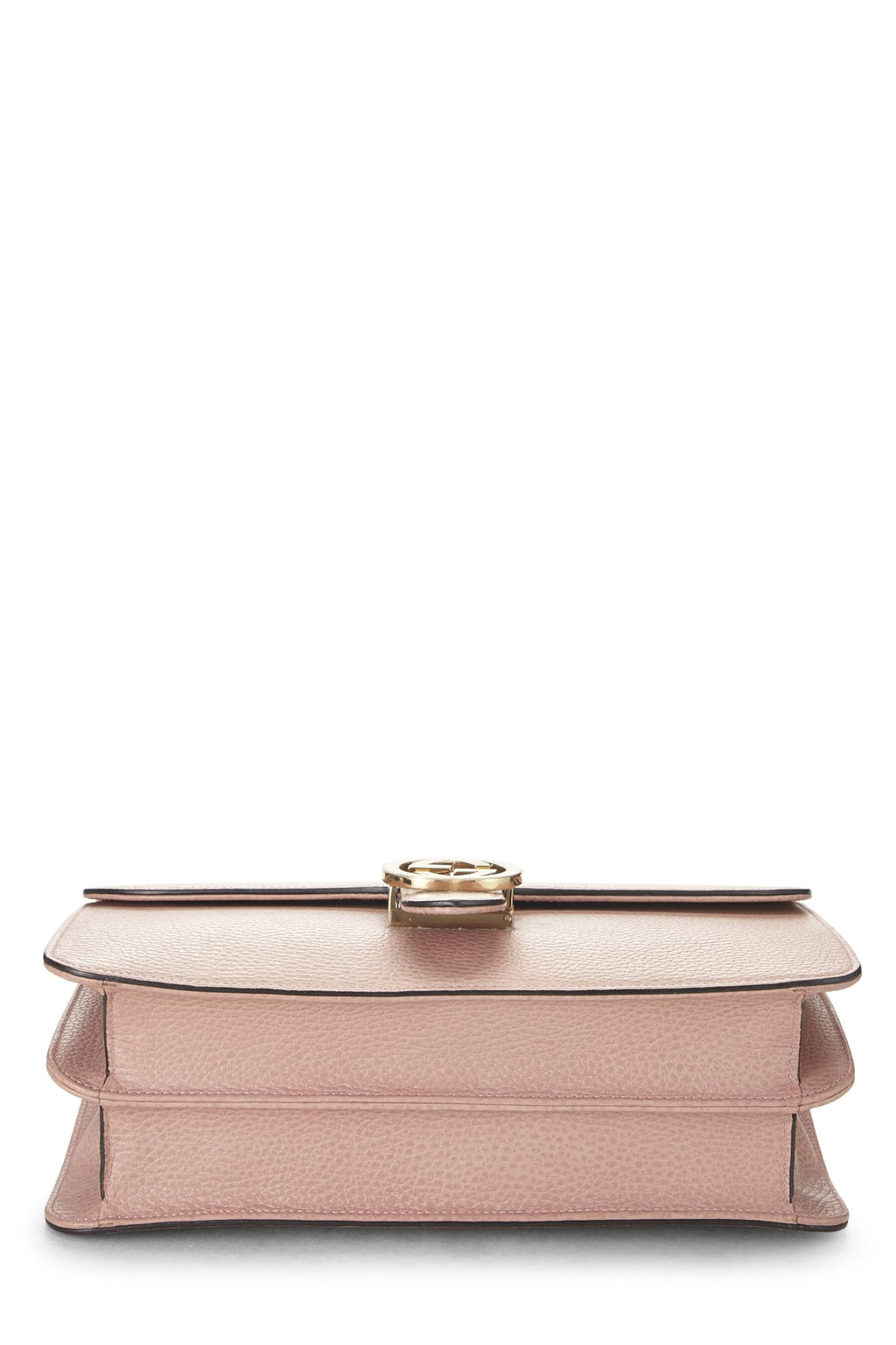 Gucci,  Pink Leather Interlocking Gucci Crossbody Bag, Pink