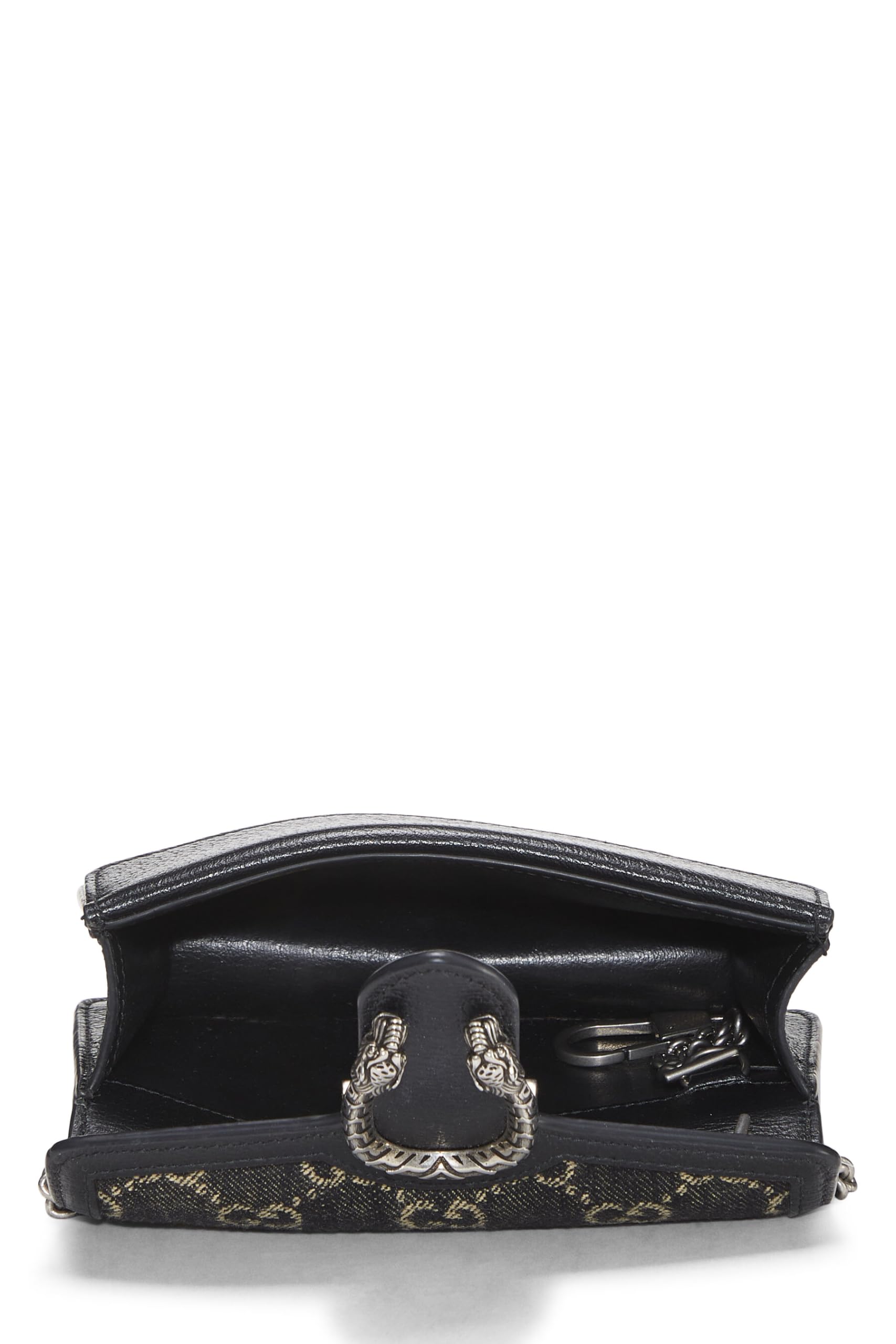 Gucci,  Black Denim Dioronysus Crossbody Super Mini, Black