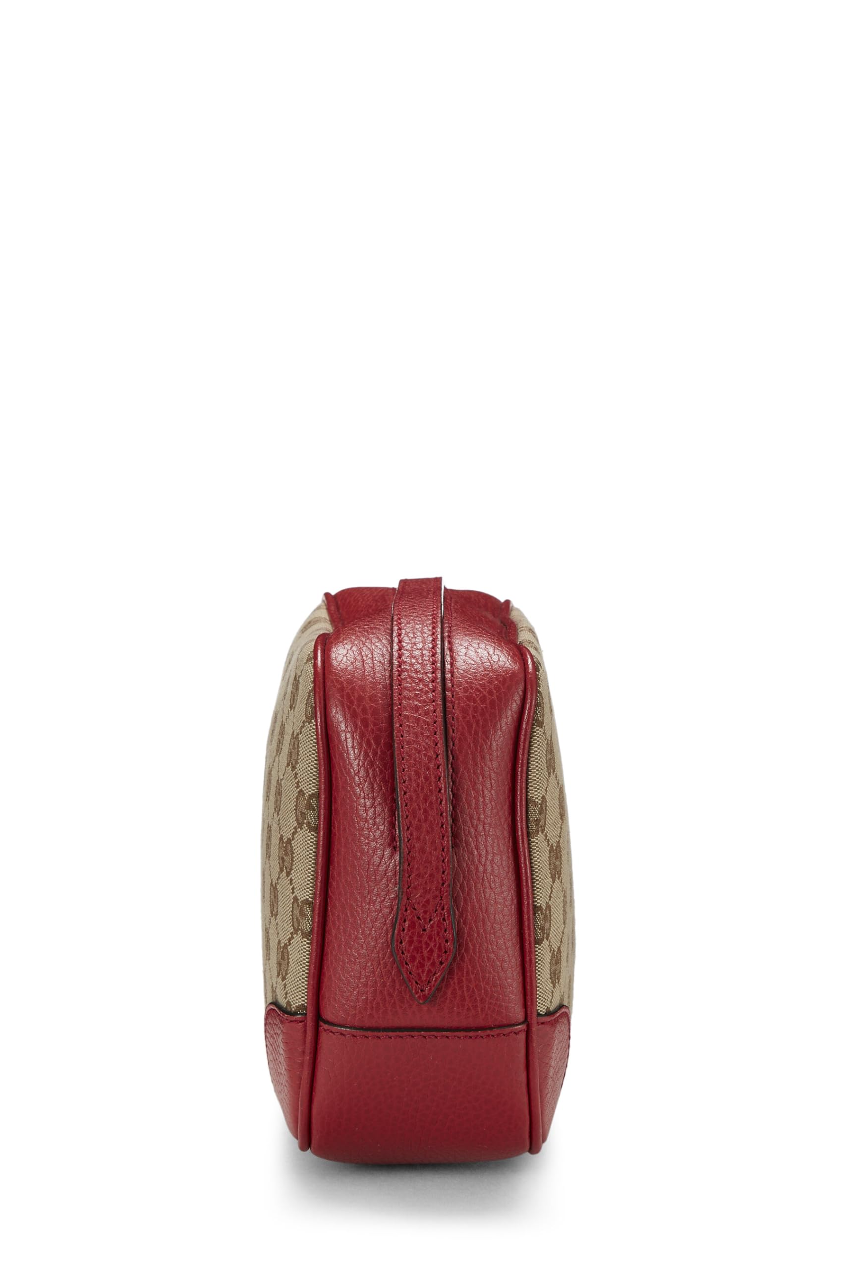Gucci,  Red Original Gucci Canvas Bree Crossbody, Red