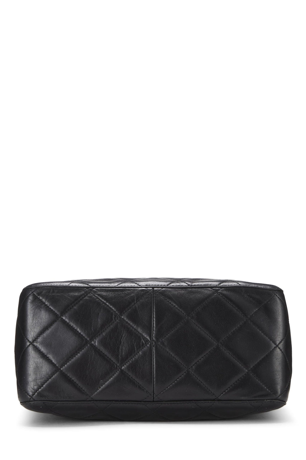 Chanel,  Black Quilted Lambskin Shoulder Bag, Black