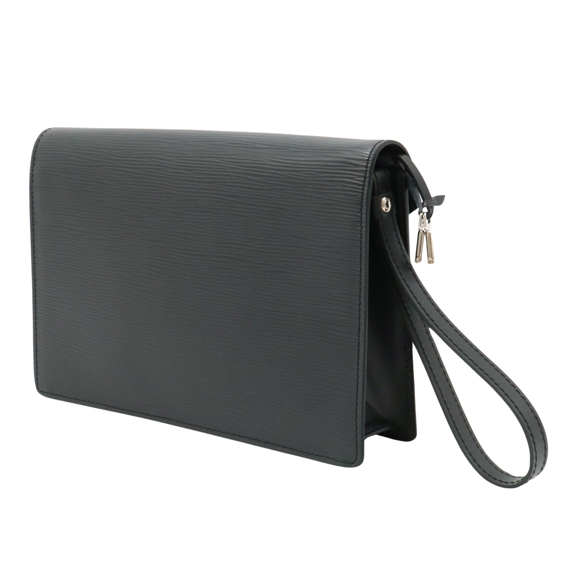 Louis Vuitton Sellier Drangonne  Leather Clutch Bag