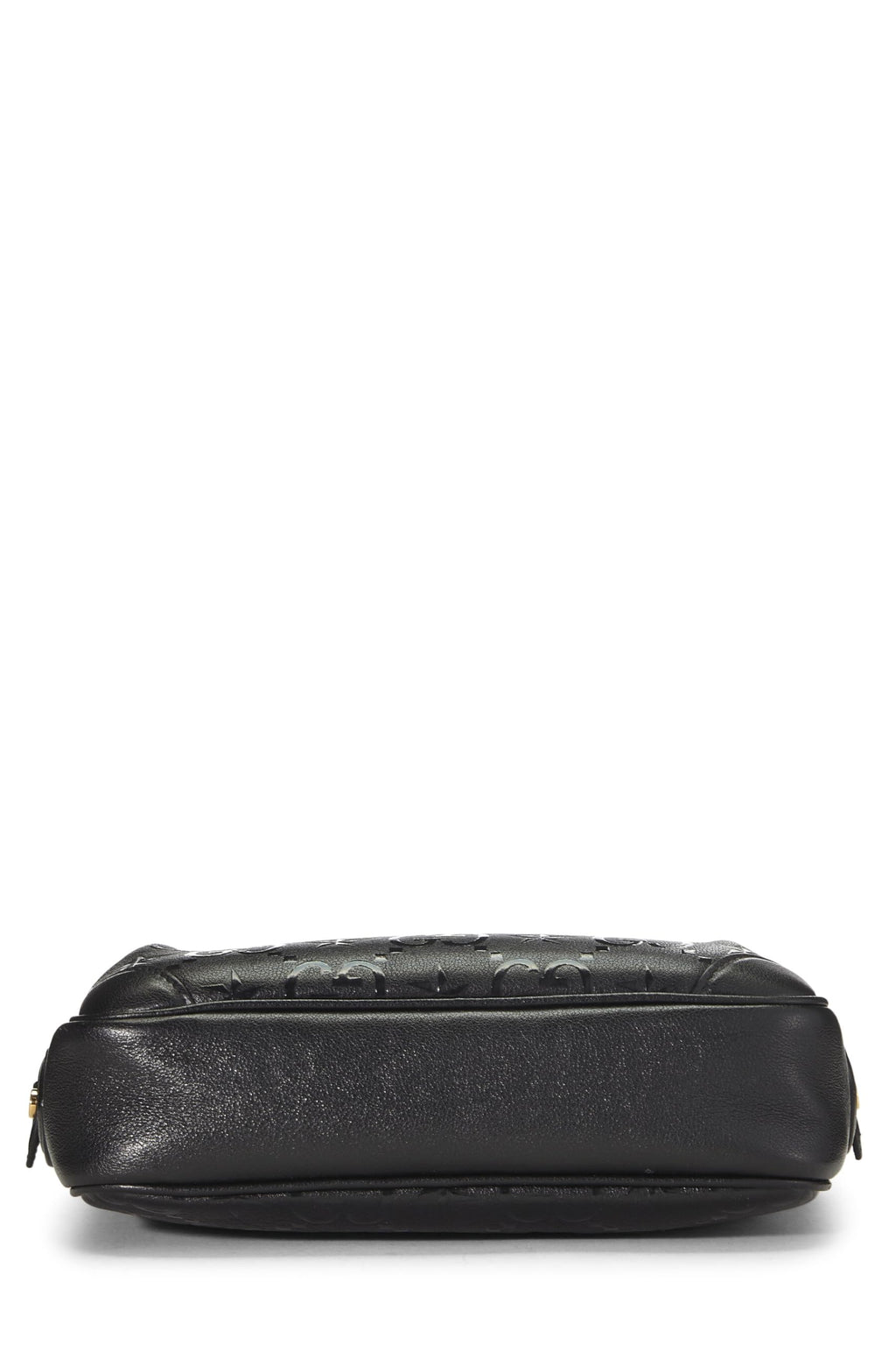 Gucci,  Black Embossed GG Star Shoulder Bag Small, Black
