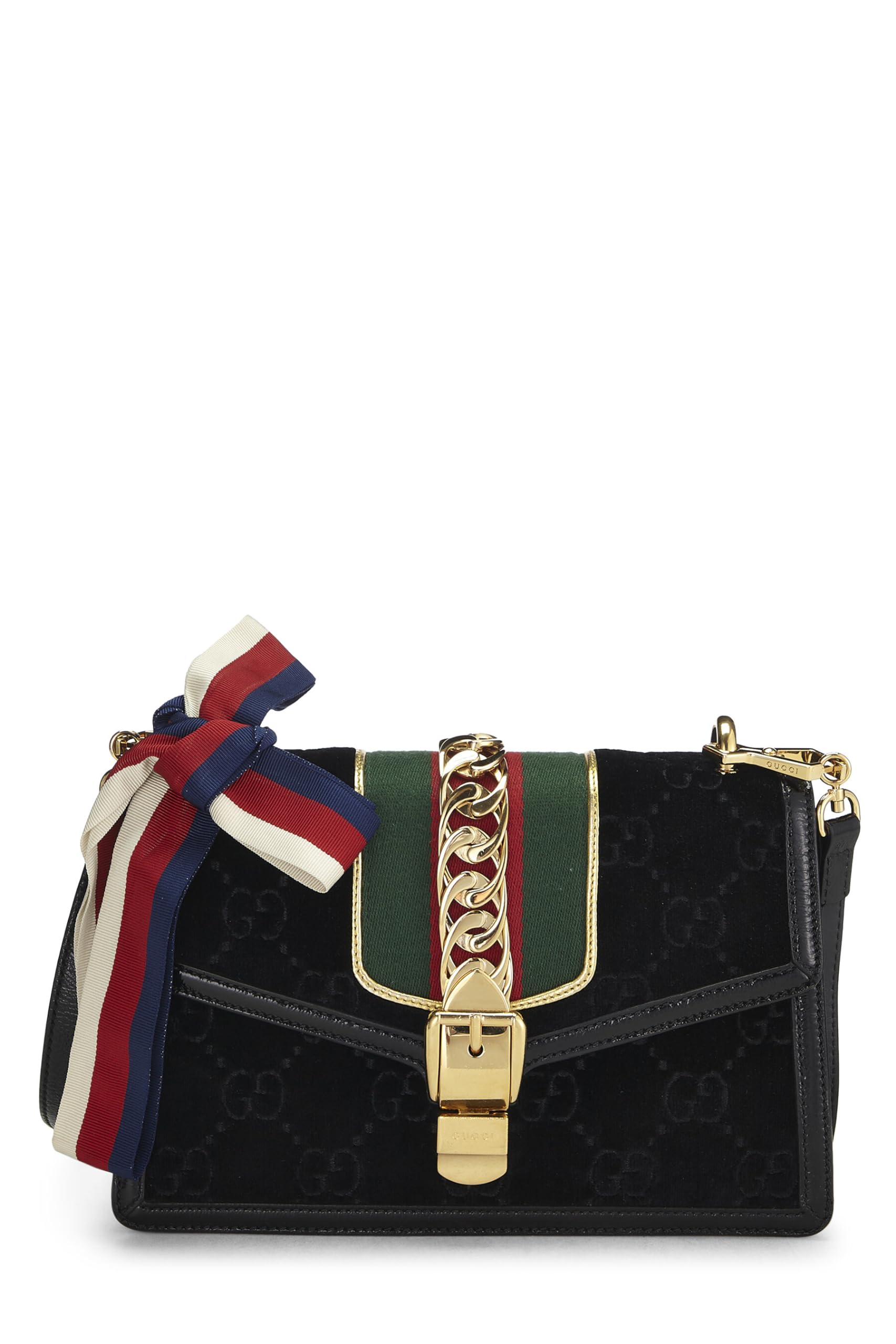 Gucci,  Black VeLouis Vuittonet SyLouis Vuittonie Shoulder Bag, Black