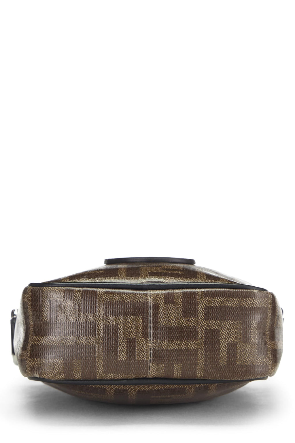 ,  Black & Brown Zucca Coated Canvas Crossbody Bag, Black