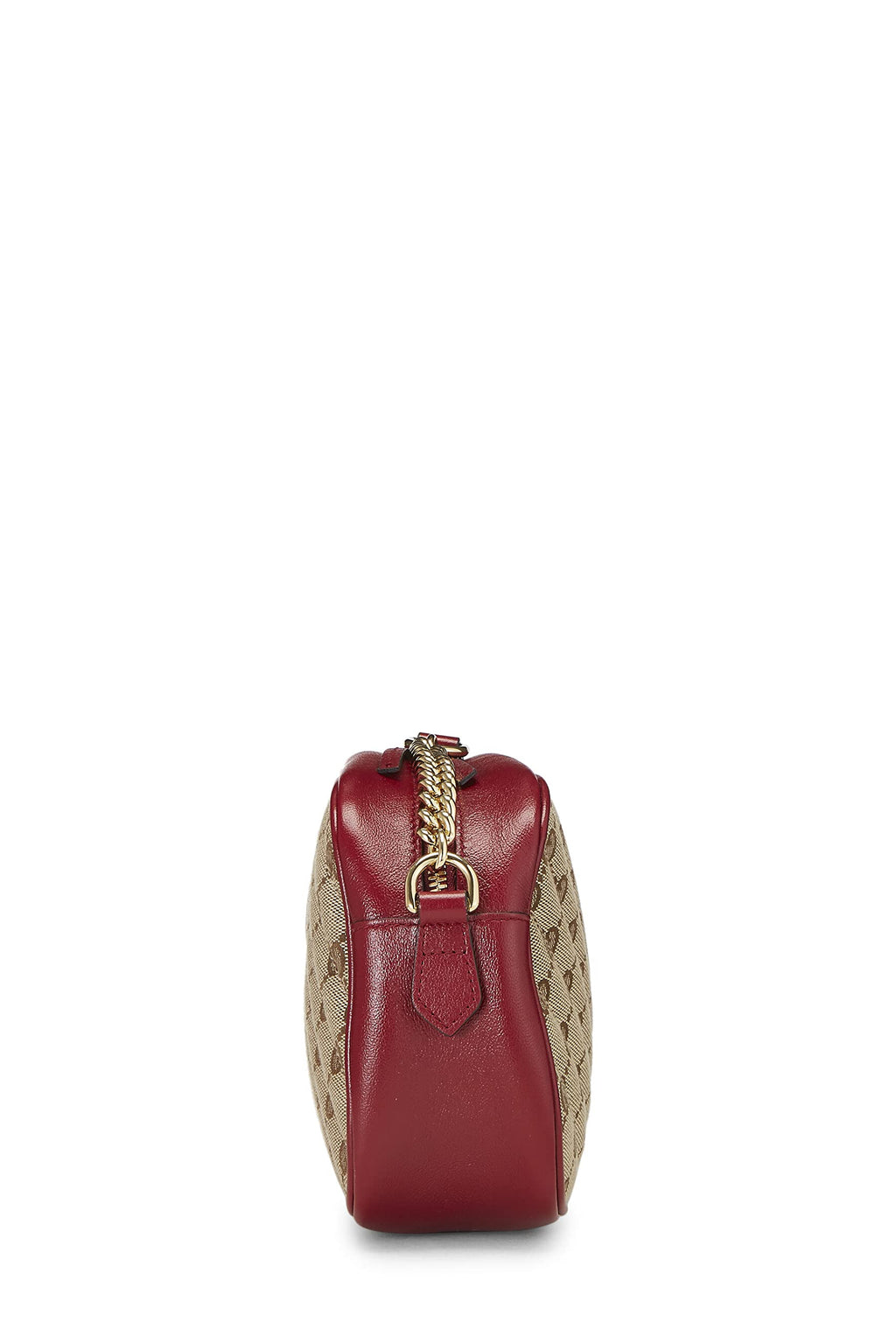 Gucci,  Red Original Gucci Canvas Marmont Crossbody Small, Red