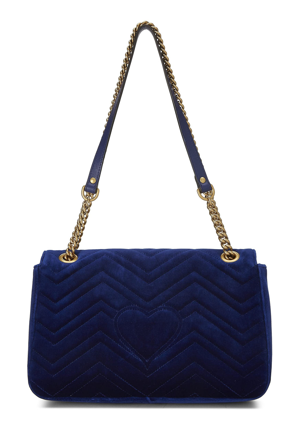 Gucci,  Blue VeLouis Vuittonet GG Marmont Modern Shoulder Bag, Blue