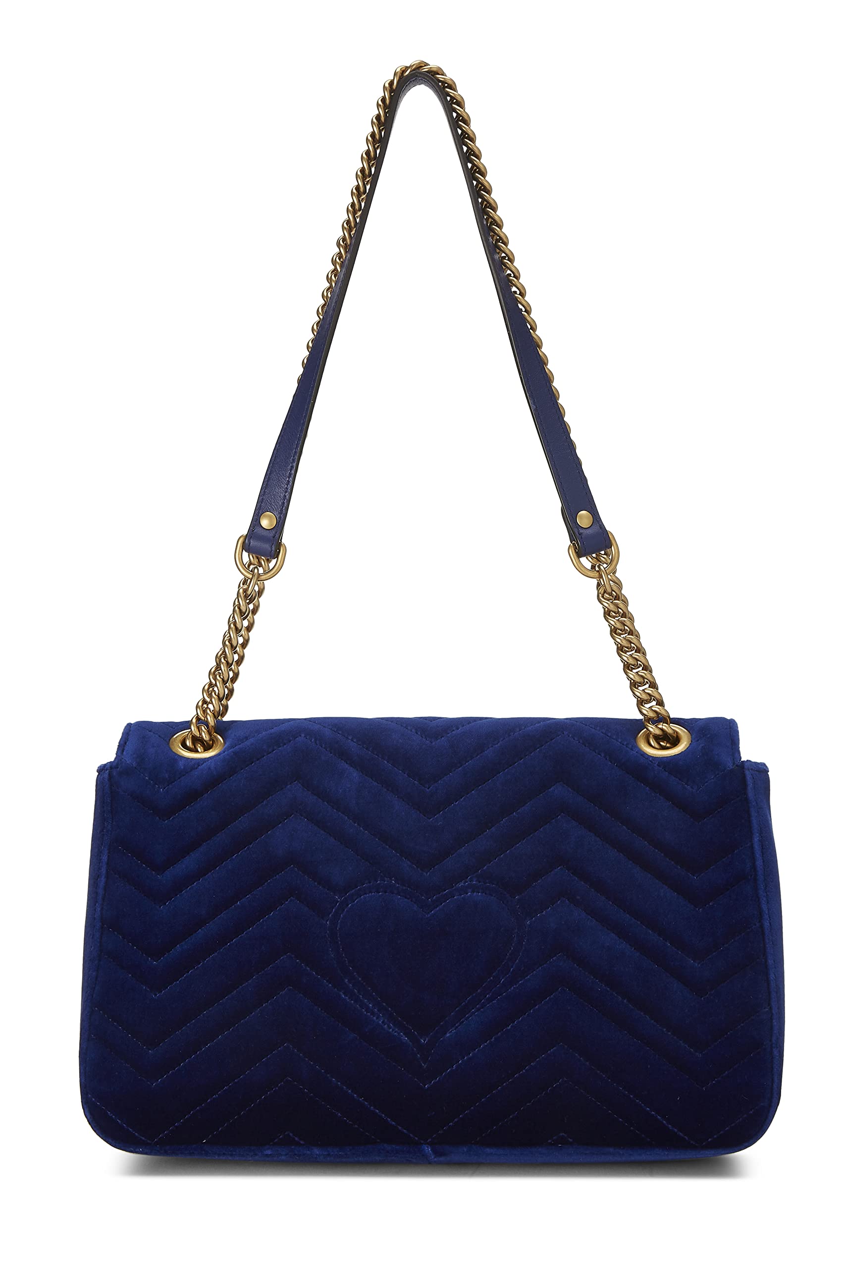 Gucci,  Blue VeLouis Vuittonet GG Marmont Modern Shoulder Bag, Blue