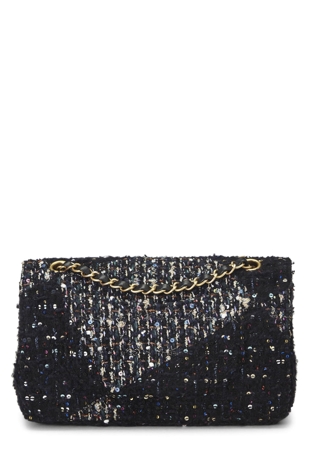 Chanel,  Multicolor Tweed Classic Double Flap Medium, Multi