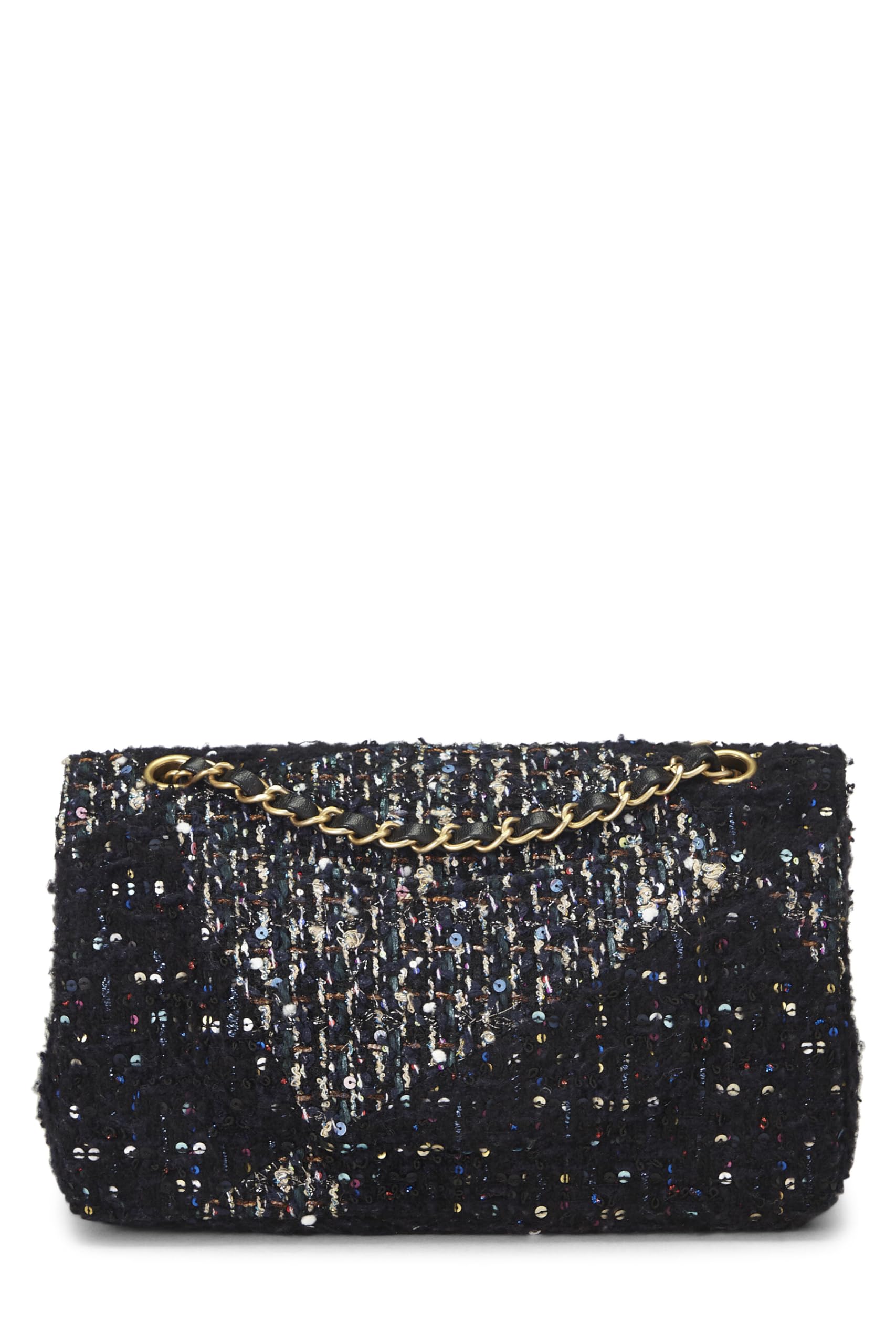 Chanel,  Multicolor Tweed Classic Double Flap Medium, Multi