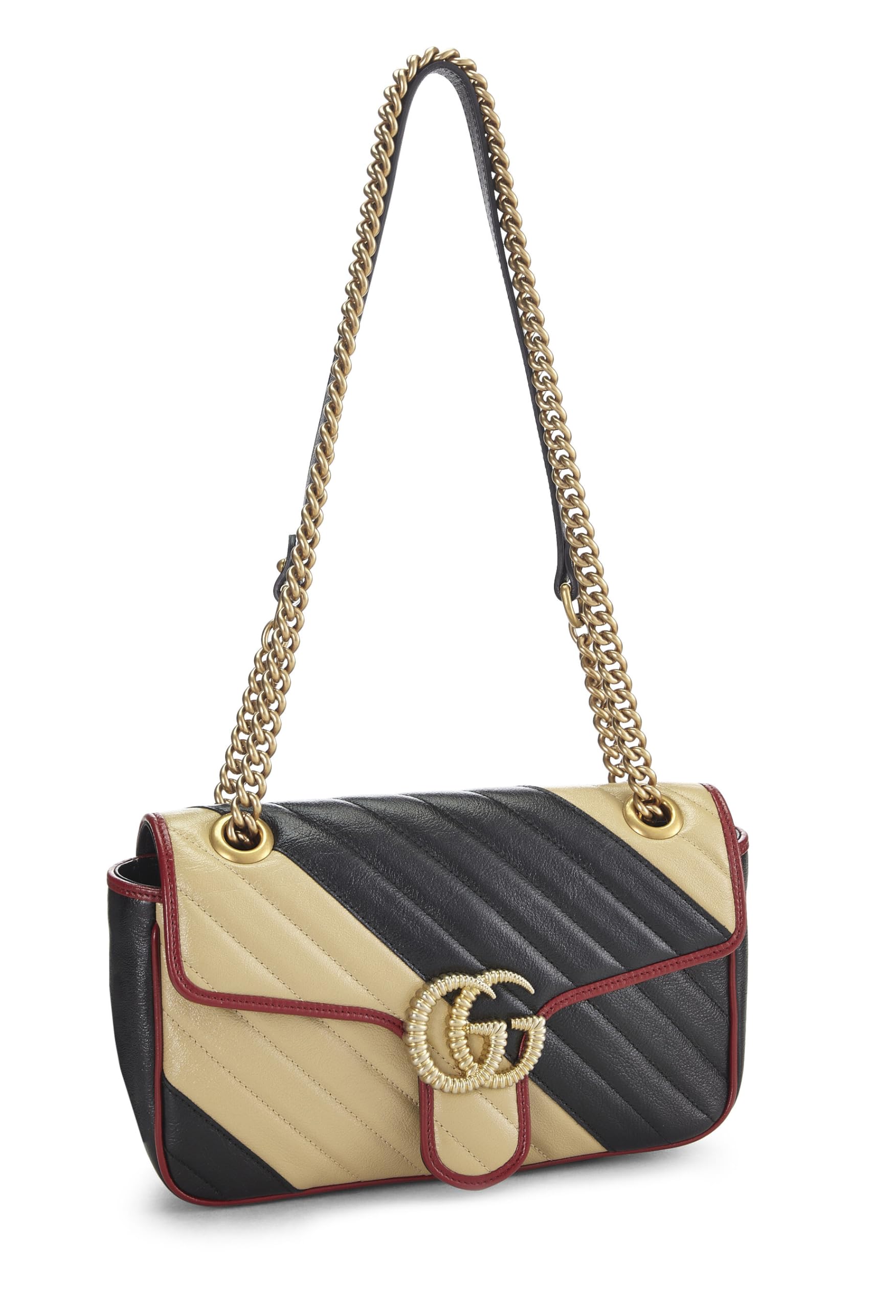 Gucci,  Multicolor Leather Torchon GG Marmont Shoulder Bag Small, Multi