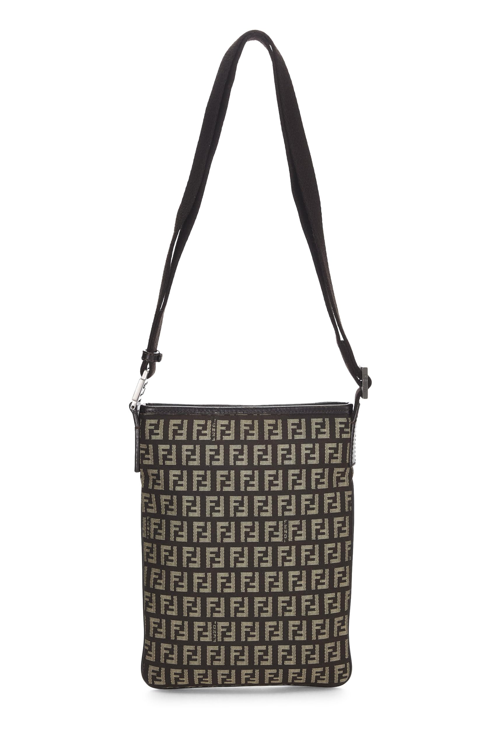 ,  Brown Zucchino Canvas Crossbody, Brown