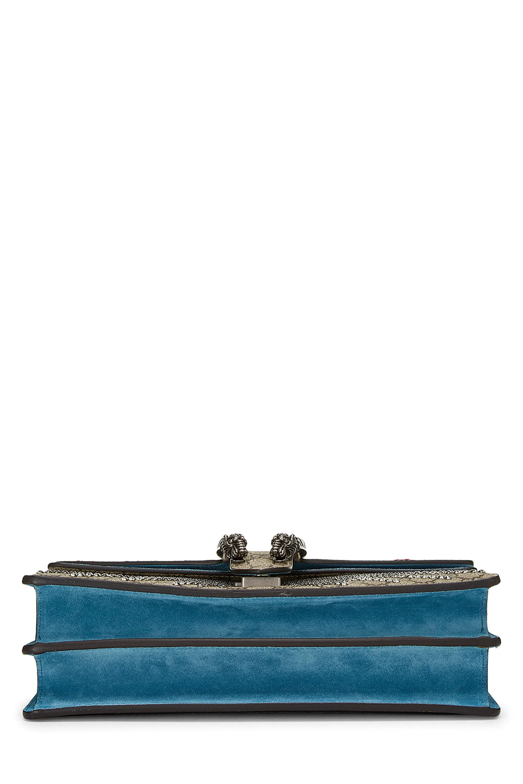 Gucci,  Blue GG Supreme Canvas Embellished Tiger Dionysus Shoulder Medium, Blue
