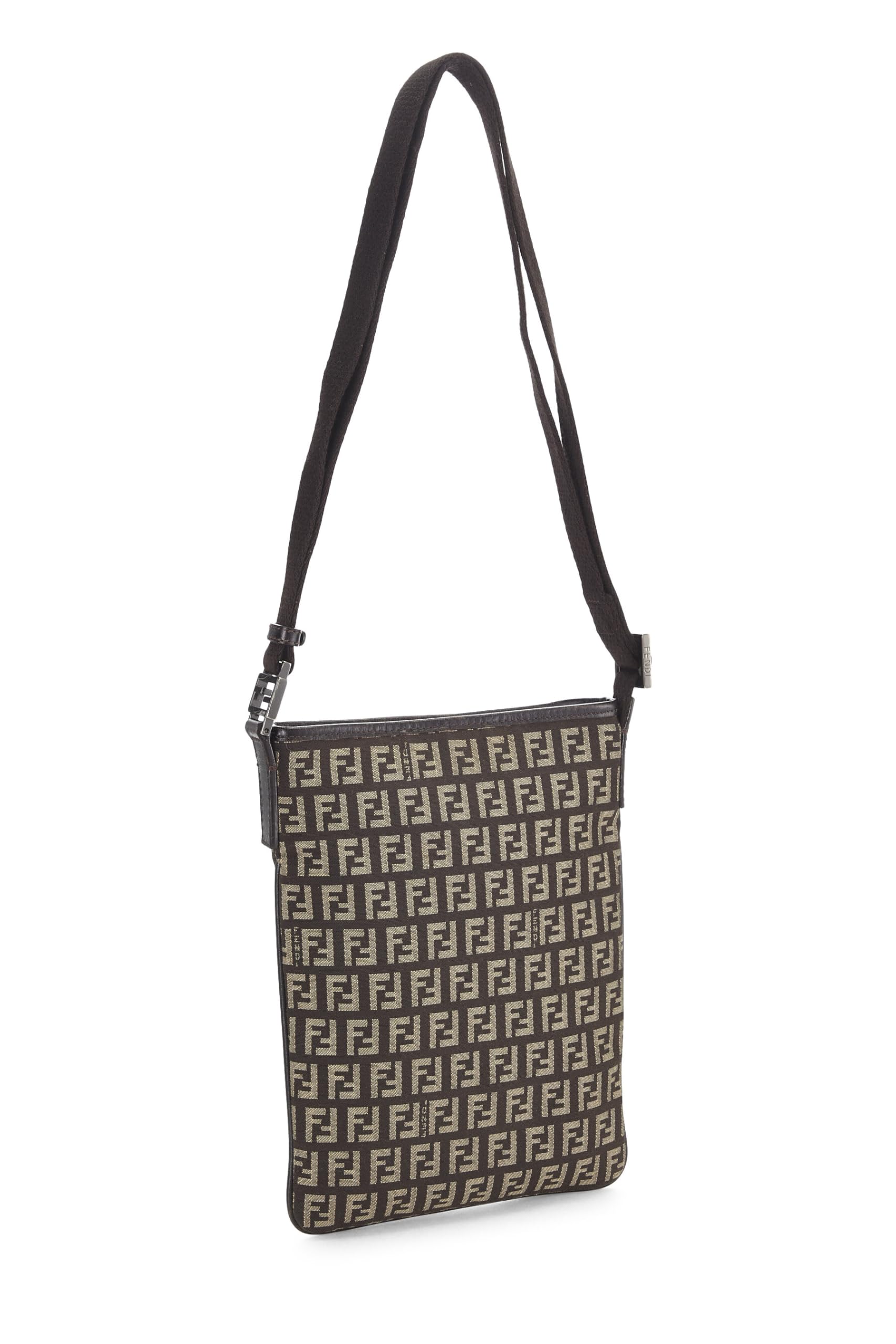 ,  Brown Zucchino Canvas Crossbody, Brown