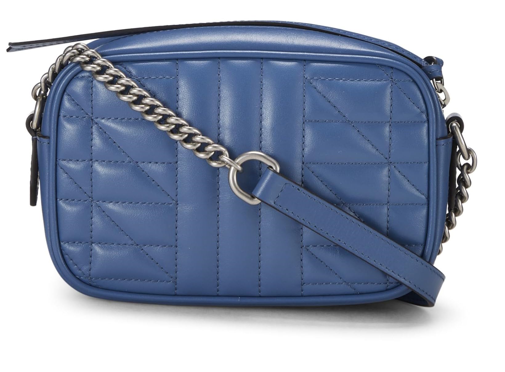 Gucci,  Blue Gucci Marmont Crossbody Mini, Blue
