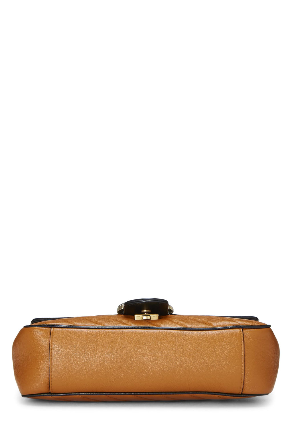 Gucci,  Orange Leather Torchon Marmont Shoulder Bag Small, Orange