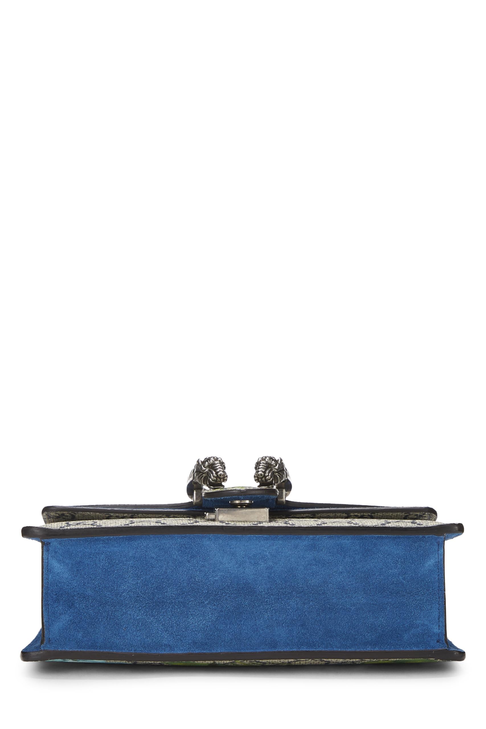 Gucci,  Blue GG Blooms Supreme Canvas Dionysus Shoulder Bag Mini, Blue