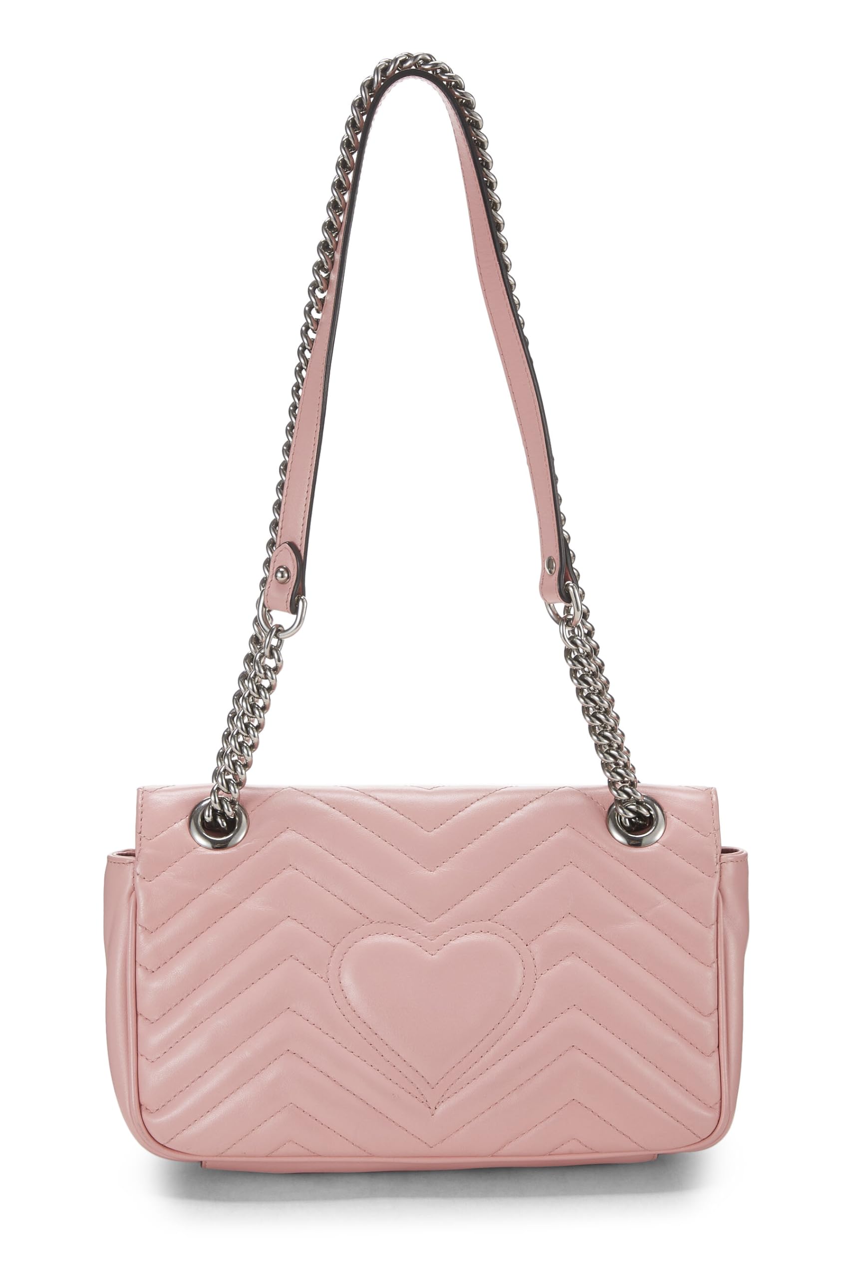 Gucci,  Pink MatelassÃƒÆ’Ã‚Â© Leather Marmont Shoulder Bag, Pink