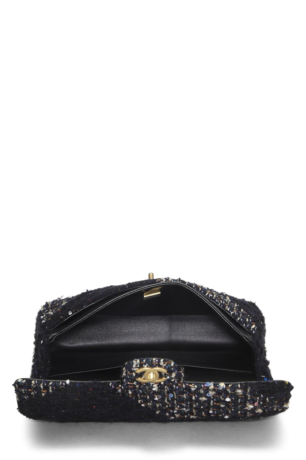 Chanel,  Multicolor Tweed Classic Double Flap Medium, Multi