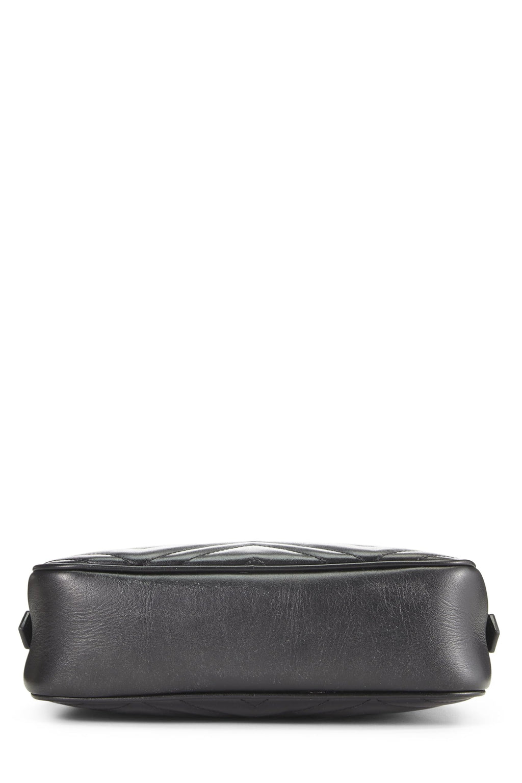 Gucci,  Black Leather Gucci Marmont Crossbody, Black