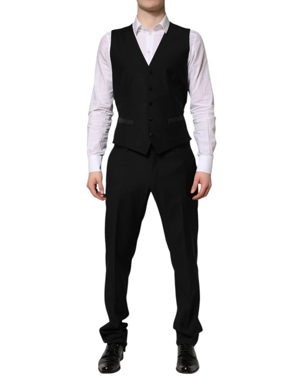 Dolce & Gabbana Black MARTINI Crystal Embellished 3 Pc Suit