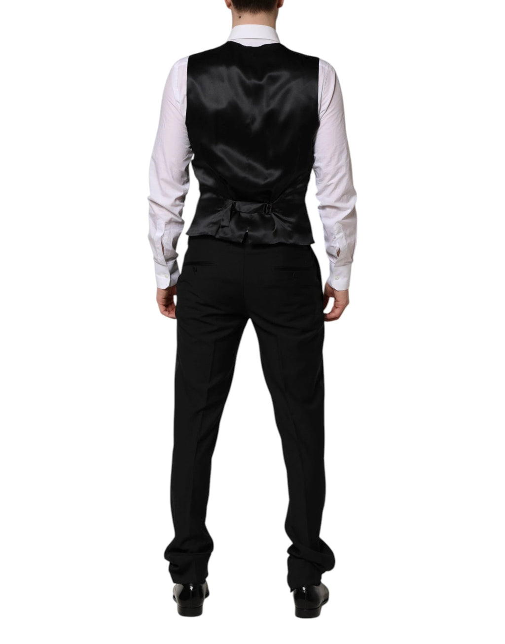 Dolce & Gabbana Black MARTINI Crystal Embellished 3 Pc Suit