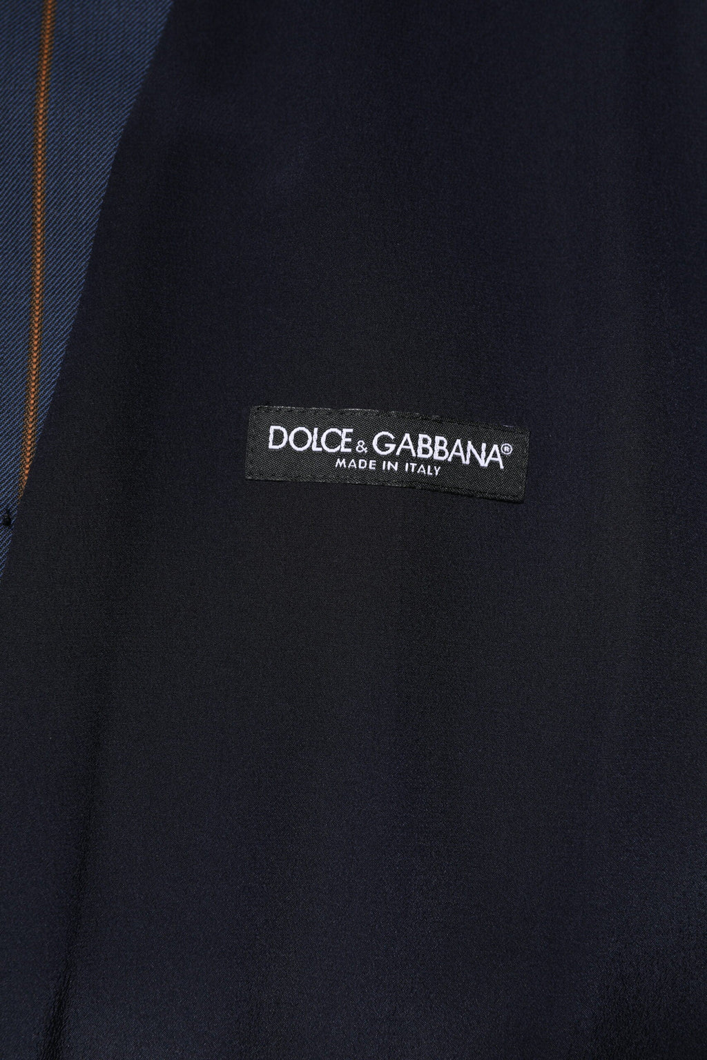 Dolce & Gabbana Blue Stripes Wool Formal Men Waistcoat Vest