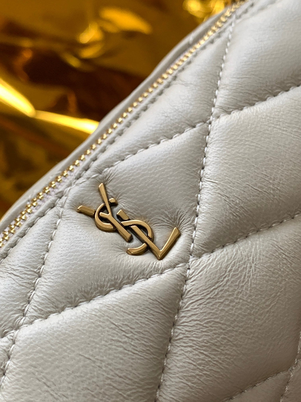YSSL Sade Mini Tube Bag For Women 7.9in/20cm  White YSL 699703AAAJU9207