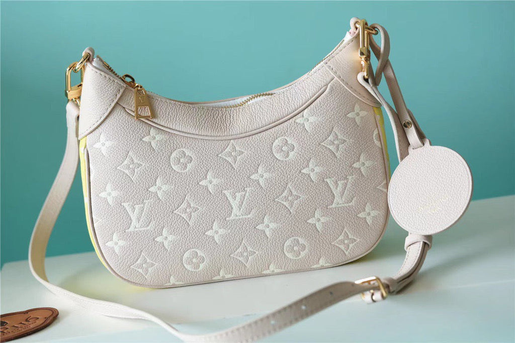 Louis Vuitton Bagatelle BB Monogram Empreinte Beige / Pink / Yellow For Women,  Shoulder And Crossbody Bags 22cm/8.7in Louis Vuitton M46113