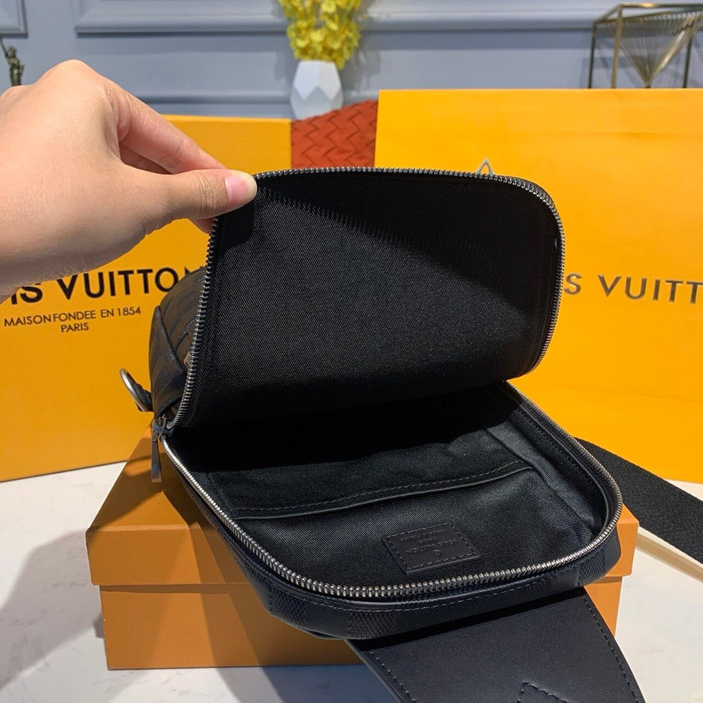 Louis Vuitton Avenue Sling Bag Damier Inni Black For Men, Bags, Crossbody Bags 12in/31cm N41720