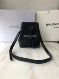Navy Cabas Linen Crossbody Bag In Black, For Women,  Bags 9.8in/25cm
