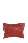 Brunello Cucinelli Brick Red Patent Leather Clutch
