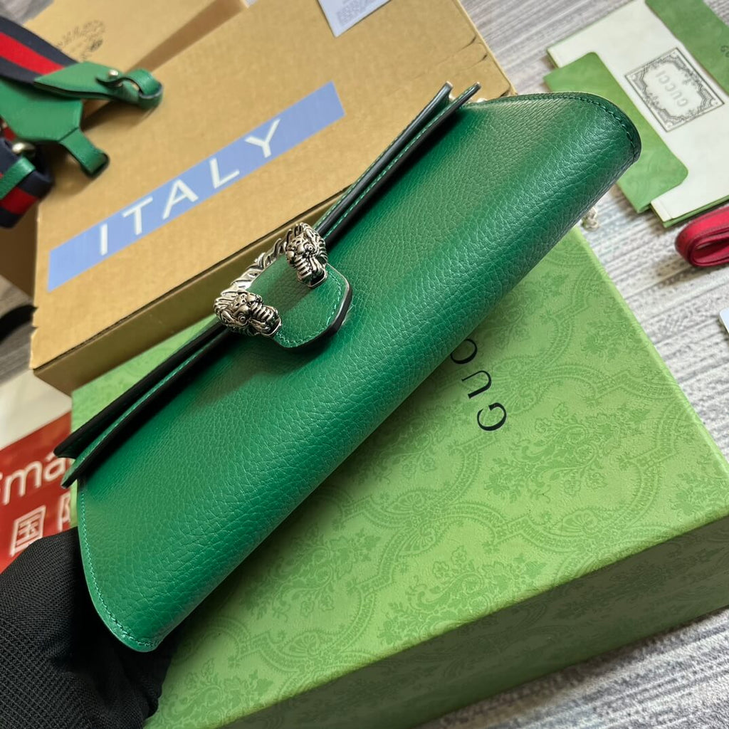 GC 731782 Dionysus 25cm green COWHIDE/ REAL LEATHER