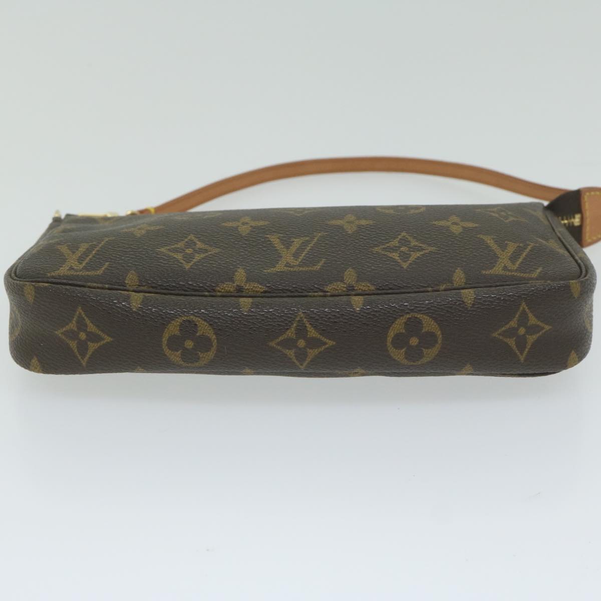 Louis Vuitton Pochette Accessoire  Canvas Clutch Bag