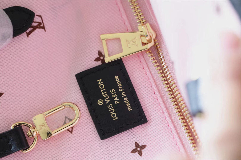 Louis Vuitton OnTheGo MM Monogram Canvas Black For Women,  Shoulder And Crossbody Bags 13.8in/35cm Louis Vuitton M46154