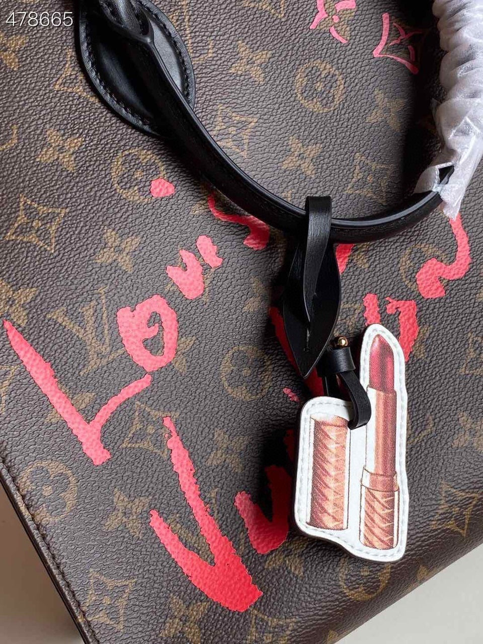Top Quality Onthego MM Fall In Love Monogram Heart Tote Bag Brown For Women 35cm Top Quality