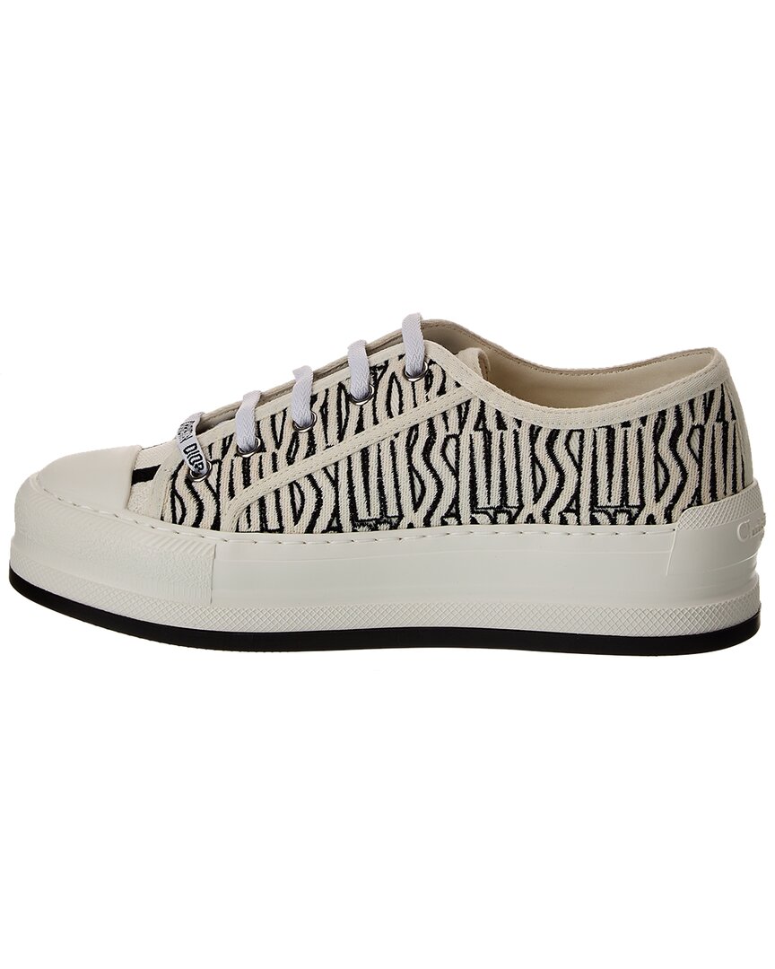 Dior Walk'N'Dior Canvas Platform Sneaker