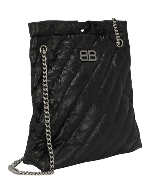 Balenciaga Womens Crush Quilted Medium Tote