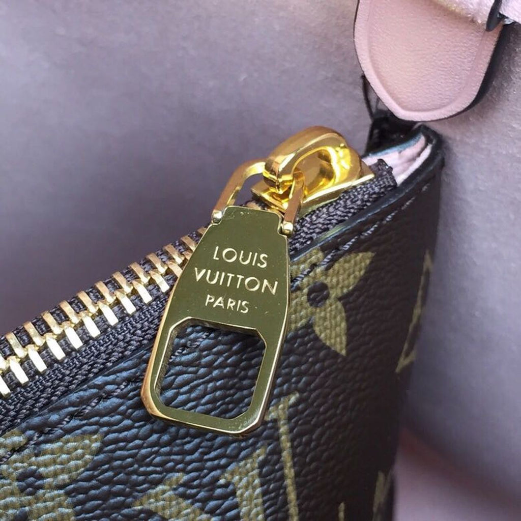 Louis Vuitton NeoNoe MM Bucket Bag Monogram Canvas Rose Poudre Pink For Women, WoBags, Shoulder Bags 10.2in/26cm Louis Vuitton M44022