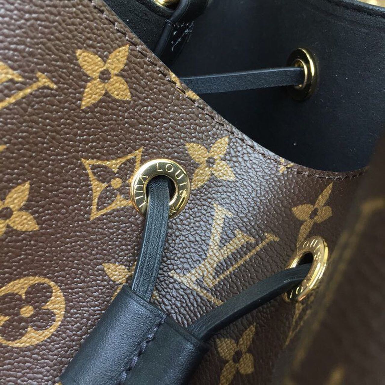 Louis Vuitton NeoNoe MM Bucket Bag Monogram Canvas Black For Women, WomenÃƒÂ¢Ã¢â€šÂ¬Ã¢â€žÂ¢s Handbags, Shoulder And Crossbody Bags 10.2in/26cm Louis Vuitton M44020