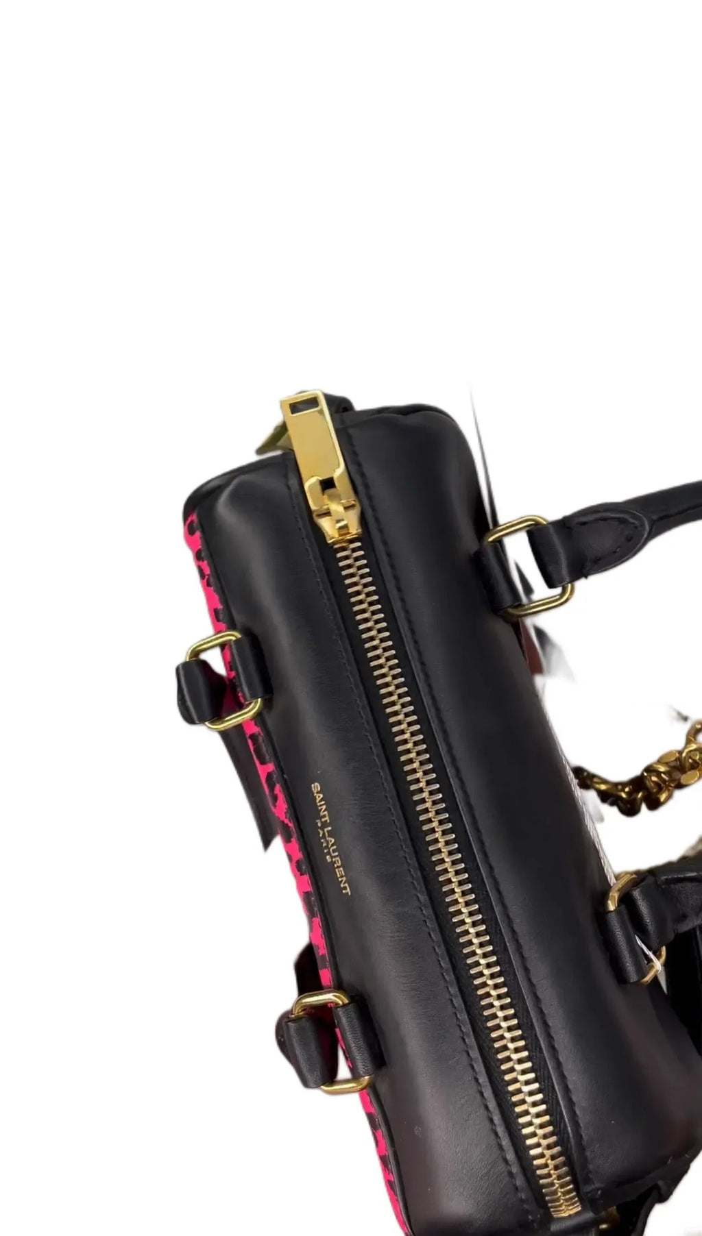 Saint Laurent Classic Baby Duffle Bag - Black Handle TT 0017