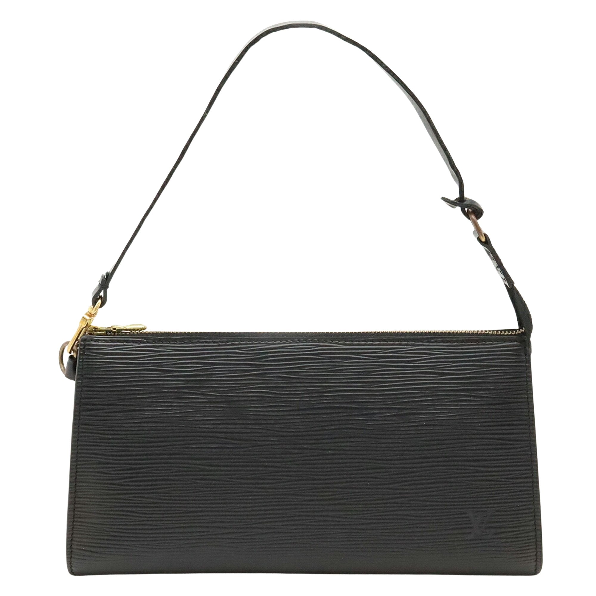 Louis Vuitton Pochette Accessoire  Leather Clutch Bag