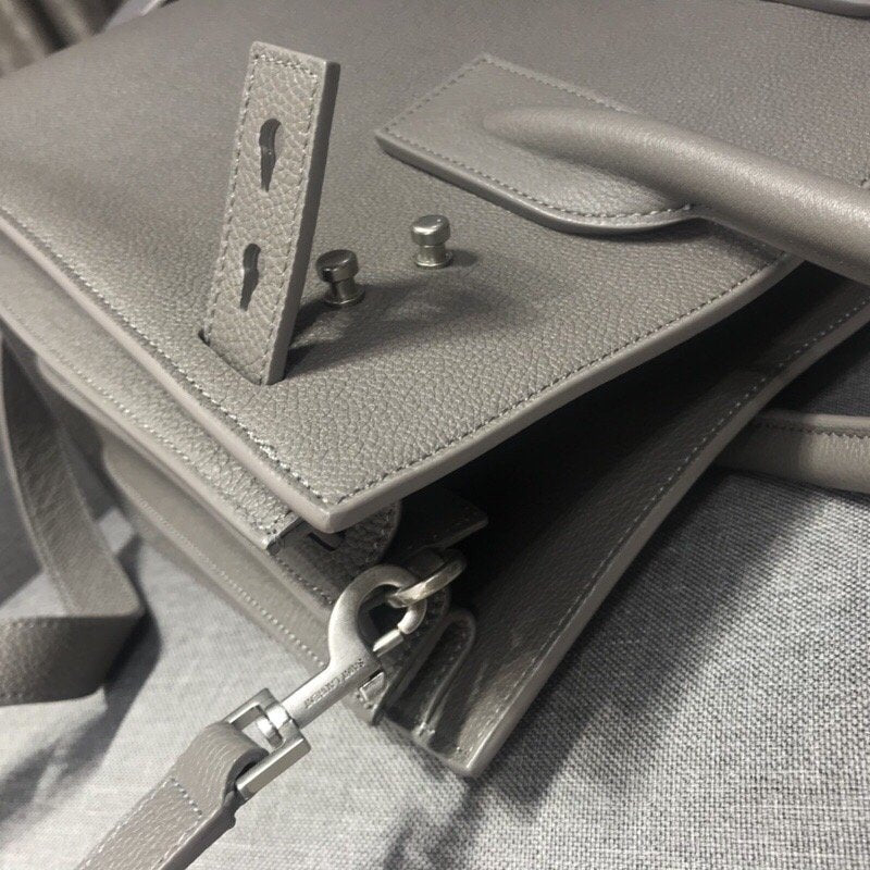 YSSL Sac De Jour Small Stone Grey For Women 12.5in/32cm YSLÂ 