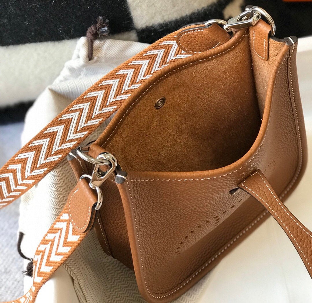 Evelyne 16 Amazone Bag Brown With SiLouis Vuittoner-Toned Hardware For Women, Shoulder And Crossbody Bags 6.3in/16cm