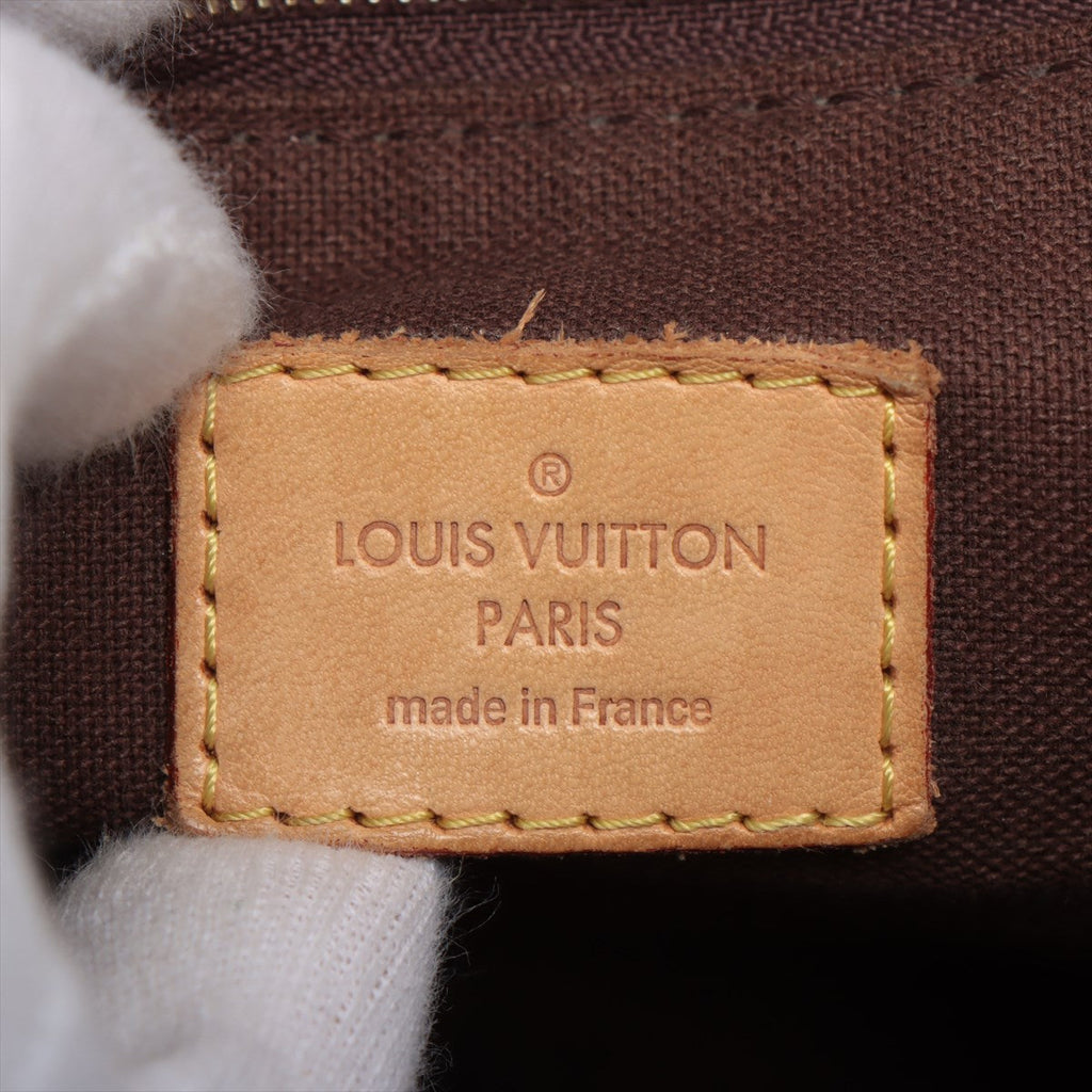 Louis Vuitton Menilmontant Handbag Monogram Canvas Brown Canvas Crossbody Bag
