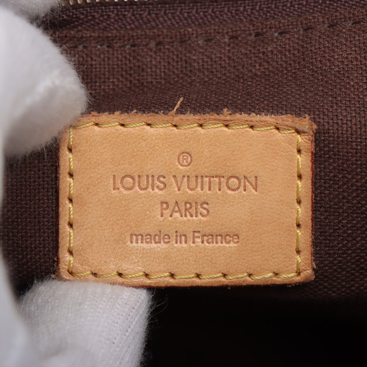 Louis Vuitton Menilmontant Handbag Monogram Canvas Brown Canvas Crossbody Bag