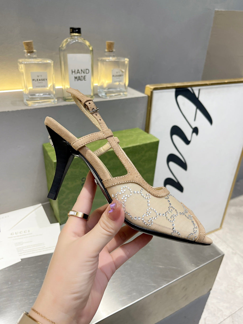 New 1:1 rep Gucci HIGH HEELS 023