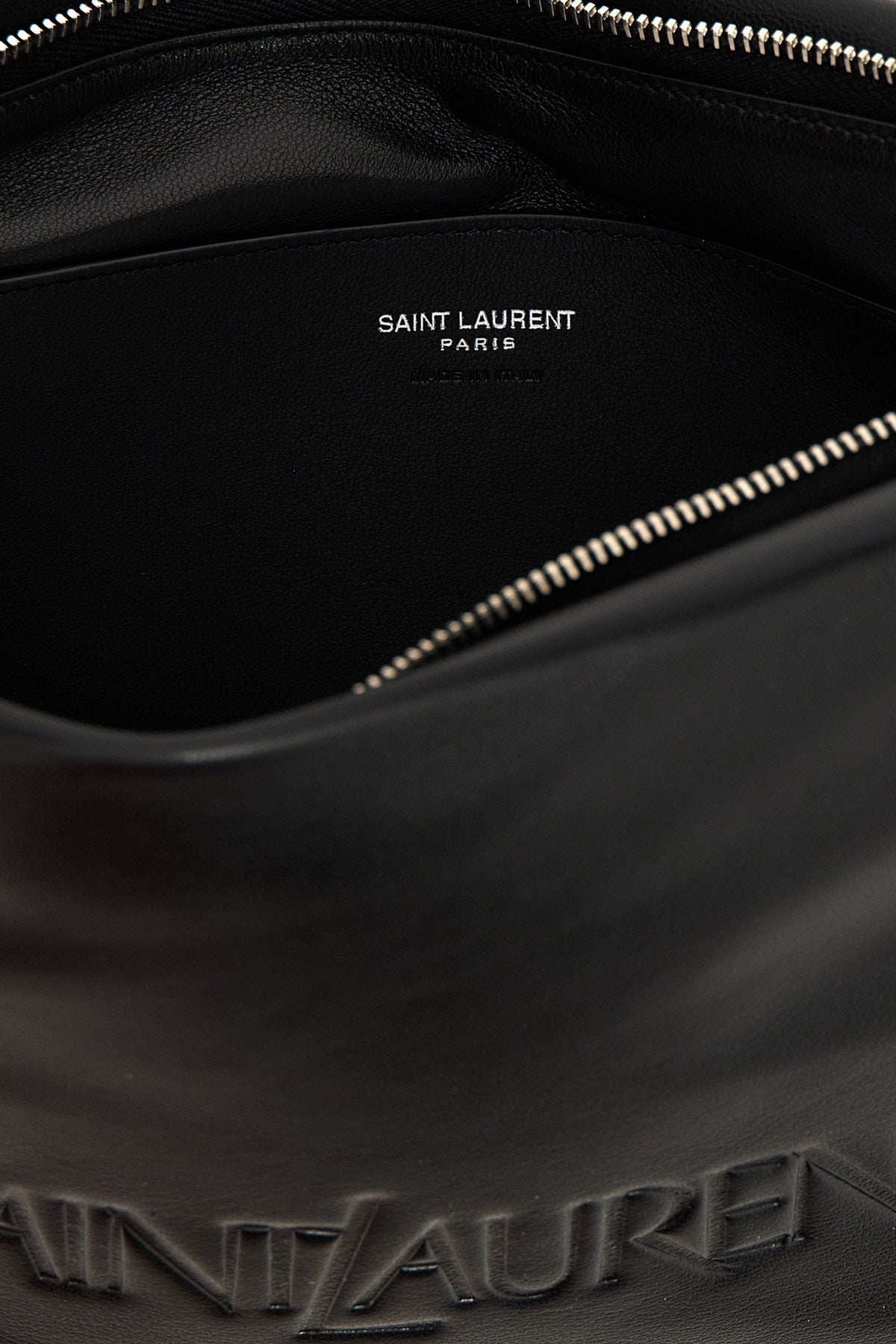 Saint Laurent Men Logo Padded Clutch Bag