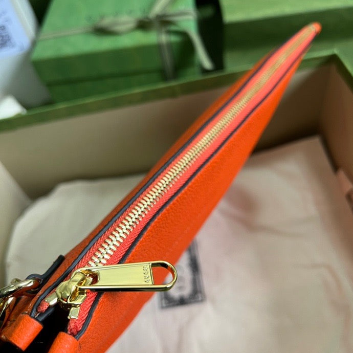 Glami Clutch With Glami Logo Orange For Men 12in/31cm  Glami