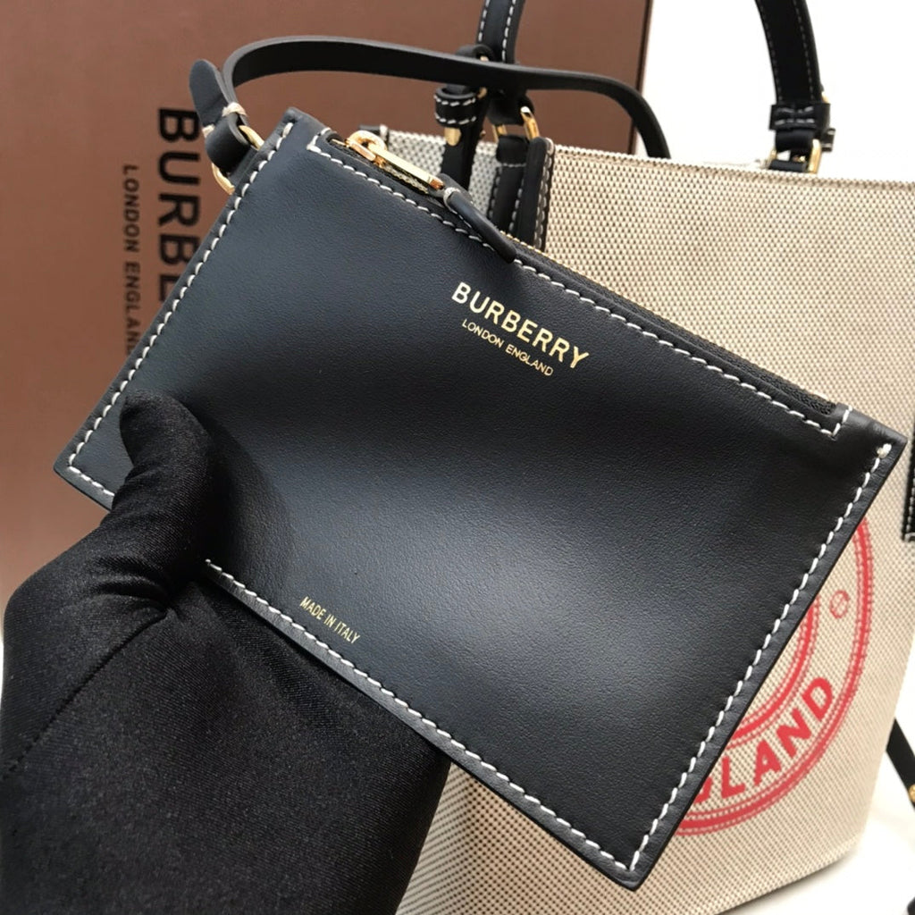 Top Quality PeGucciy Small Canvas Bag Gray For WomLB, Bags 9.8in/25cm